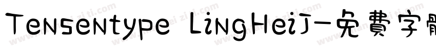 Tensentype LingHeiJ字体转换
